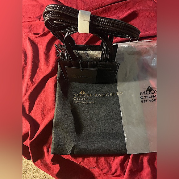 Brand new Unused Small Black Mooseknuckle x Telfar Collab Tote Bag for sale - Picture 4 of 4